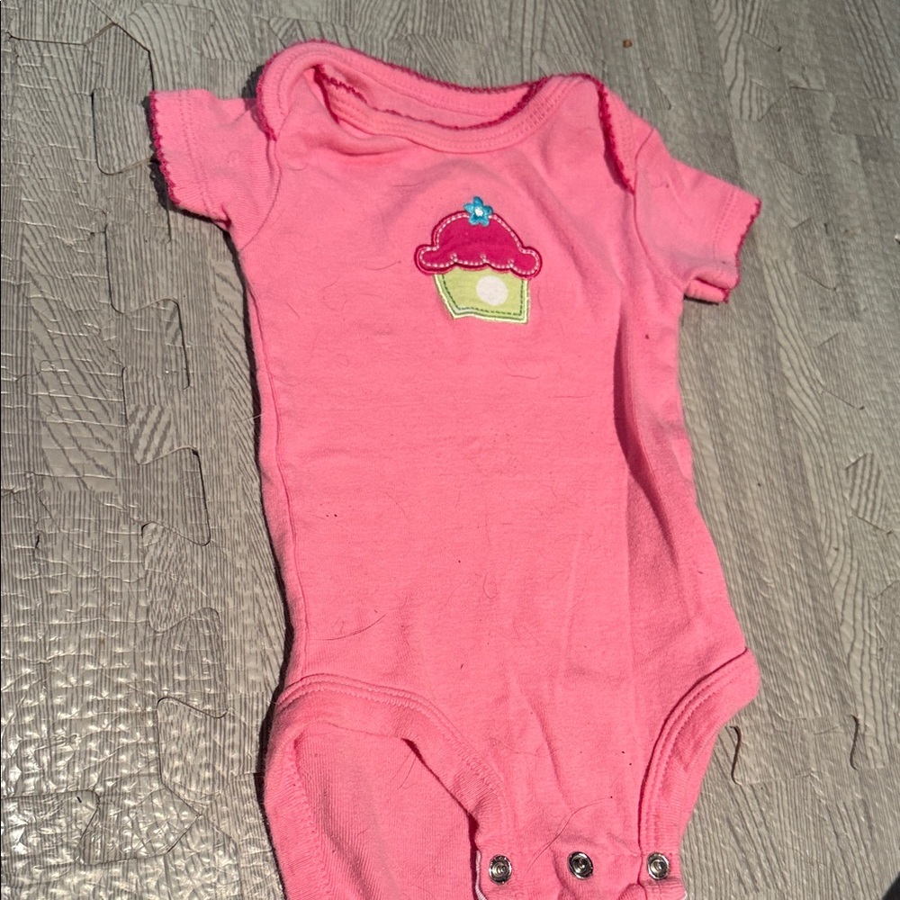 Pink Cupcake Kids Bodysuit